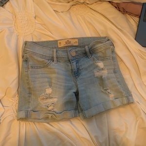 hollister midi shorts